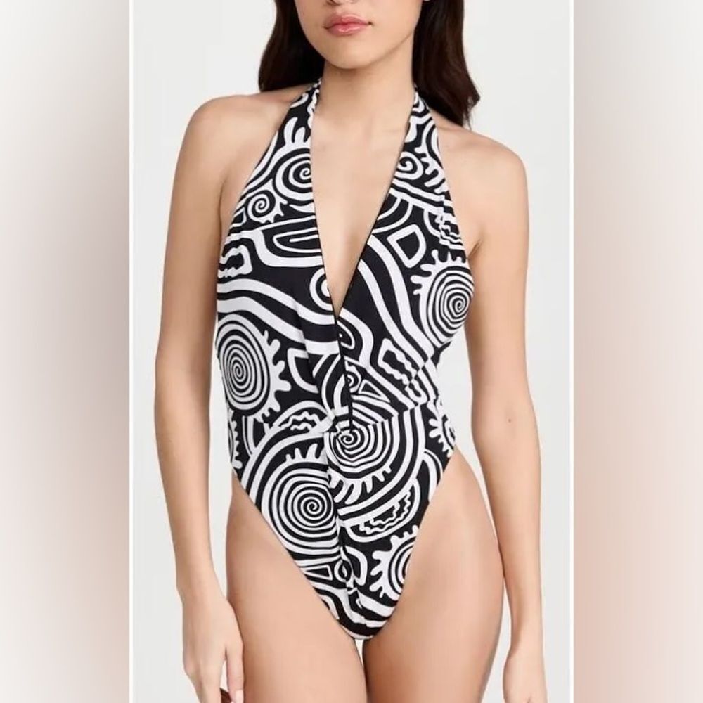 Mara Hoffman Gabriella Black & White Swim Suit